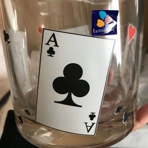 Luminarc "Card Party" Drinkware Set